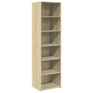 vidaXL Highboard Sonoma Oak 50x41x185 cm Engineered Wood