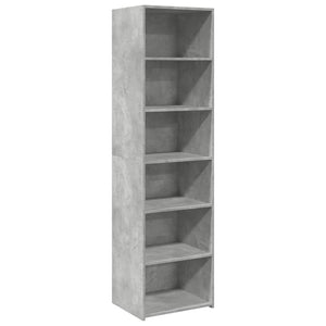 vidaXL Highboard Concrete Grey 50x41x185 cm Engineered Wood