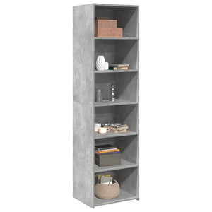 vidaXL Highboard Concrete Grey 50x41x185 cm Engineered Wood