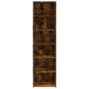 vidaXL Highboard Smoked Oak 50x41x185 cm Engineered Wood