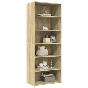 vidaXL Highboard Sonoma Oak 70x41x185 cm Engineered Wood