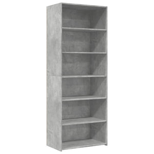 vidaXL Highboard Concrete Grey 70x41x185 cm Engineered Wood