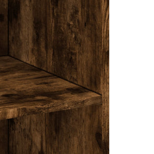 vidaXL Highboard Smoked Oak 70x41x185 cm Engineered Wood