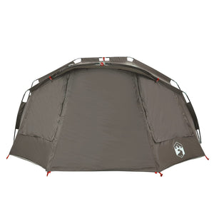 vidaXL Fishing Tent 5-Person Grey Waterproof