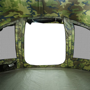 vidaXL Fishing Tent 5-Person Camouflage Waterproof