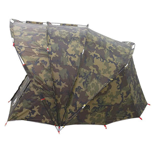 vidaXL Fishing Tent 5-Person Camouflage Waterproof