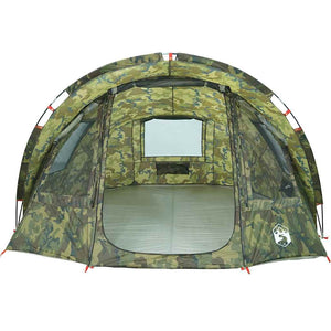 vidaXL Fishing Tent 2-Person Camouflage Waterproof