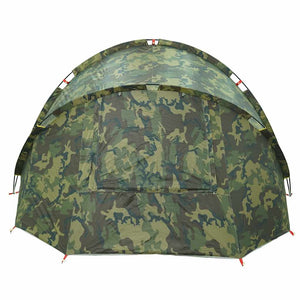 vidaXL Fishing Tent 2-Person Camouflage Waterproof