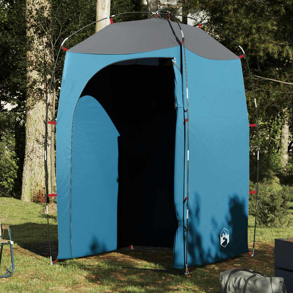 vidaXL Shower Tent Blue Waterproof