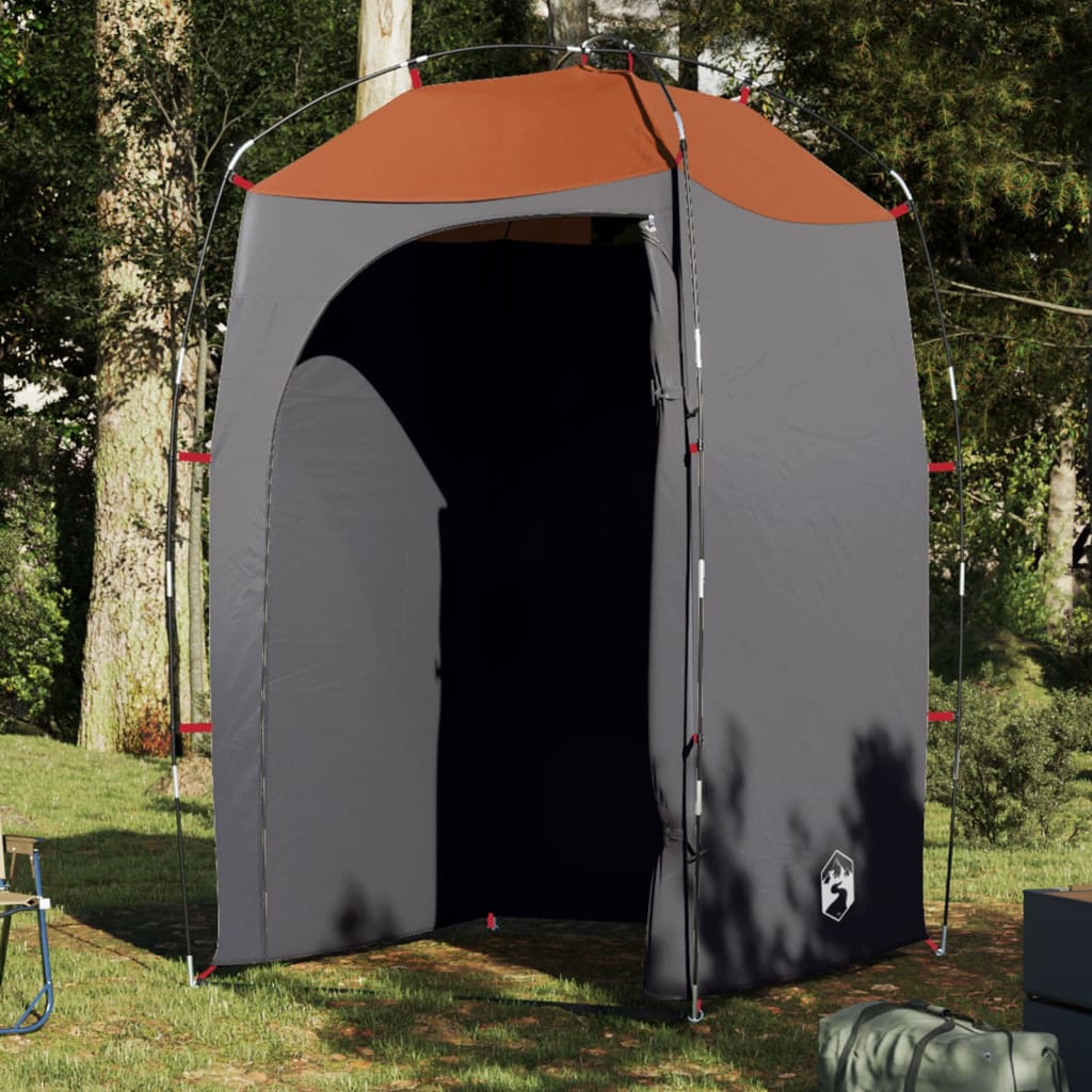 vidaXL Shower Tent Grey Waterproof