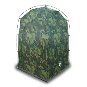 vidaXL Shower Tent Camouflage Waterproof