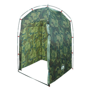 vidaXL Shower Tent Camouflage Waterproof