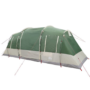 vidaXL Camping Tent Tunnel 4-Person Green Waterproof