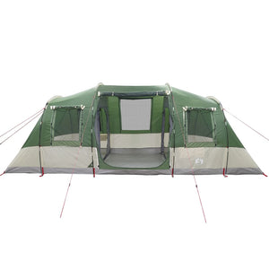 vidaXL Camping Tent Tunnel 4-Person Green Waterproof