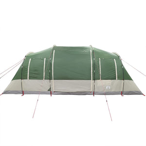 vidaXL Camping Tent Tunnel 4-Person Green Waterproof