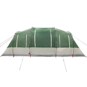 vidaXL Camping Tent Tunnel 4-Person Green Waterproof