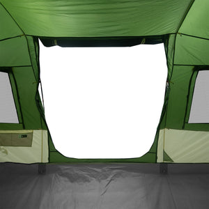 vidaXL Camping Tent Tunnel 4-Person Green Waterproof