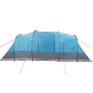 vidaXL Camping Tent Tunnel 4-Person Blue Waterproof