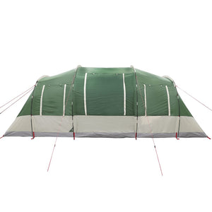 vidaXL Family Tent Tunnel 6-Person Green Waterproof