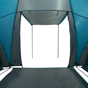 vidaXL Camping Tent Tunnel 5-Person Blue Waterproof