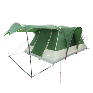 vidaXL Camping Tent Tunnel 5-Person Green Waterproof