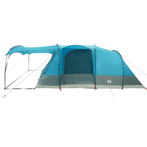 vidaXL Camping Tent Tunnel 5-Person Blue Waterproof