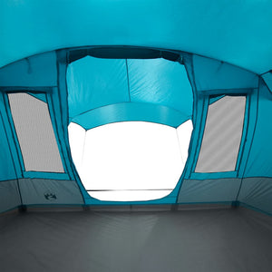 vidaXL Camping Tent Tunnel 5-Person Blue Waterproof