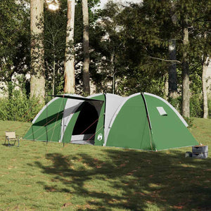 vidaXL Family Tent Dome 8-Person Green Waterproof