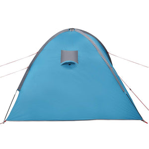 vidaXL Family Tent Dome 8-Person Blue Waterproof