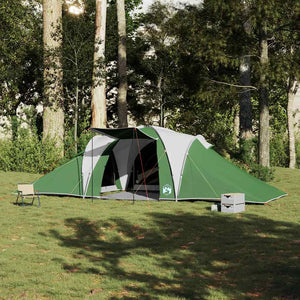 vidaXL Family Tent Dome 6-Person Green Waterproof