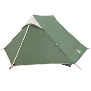 vidaXL Camping Tent 2-Person Green Waterproof