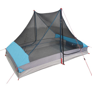 vidaXL Camping Tent 2-Person Blue Waterproof