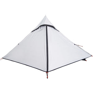 vidaXL Camping Tent 2-Person White Blackout Fabric Waterproof