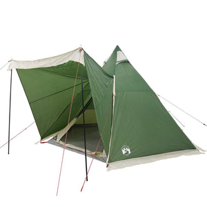 vidaXL Family Tent Tipi 6-Person Green Waterproof