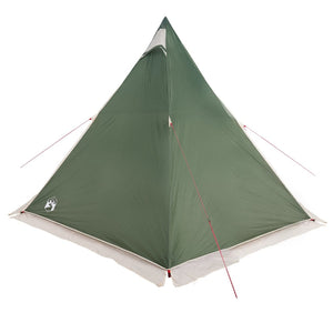 vidaXL Family Tent Tipi 6-Person Green Waterproof