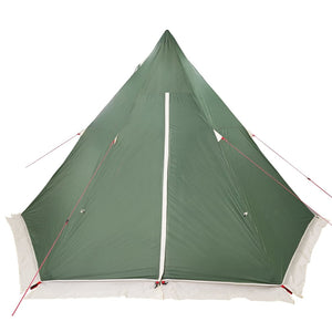 vidaXL Family Tent Tipi 6-Person Green Waterproof