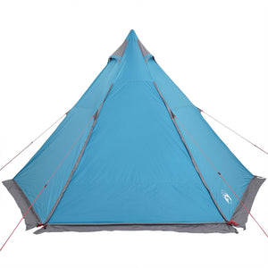 vidaXL Family Tent Tipi 6-Person Blue Waterproof