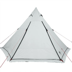 vidaXL Family Tent Tipi 6-Person White Blackout Fabric Waterproof