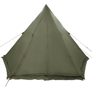 vidaXL Family Tent Tipi 6-Person Olive Green Waterproof