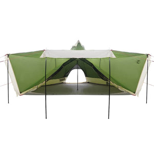 vidaXL Family Tent Tipi 6-Person Green Waterproof