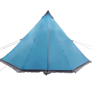 vidaXL Family Tent Tipi 6-Person Blue Waterproof