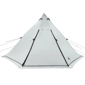 vidaXL Family Tent Tipi 6-Person White Blackout Fabric Waterproof