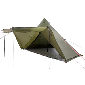 vidaXL Family Tent Tipi 6-Person Olive Green Waterproof