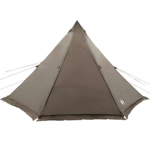 vidaXL Family Tent Tipi 6-Person Brown Waterproof