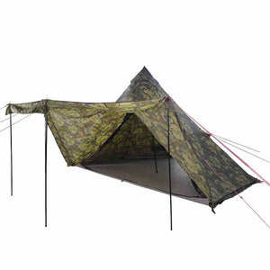 vidaXL Family Tent Tipi 6-Person Camouflage Waterproof