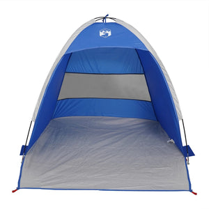 vidaXL Beach Tent 3-Person Azure Blue Waterproof