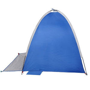 vidaXL Beach Tent 3-Person Azure Blue Waterproof