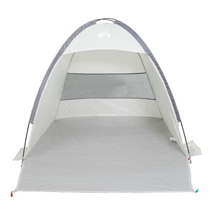 vidaXL Beach Tent 3-Person Grey Waterproof