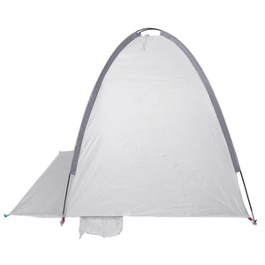 vidaXL Beach Tent 3-Person Grey Waterproof