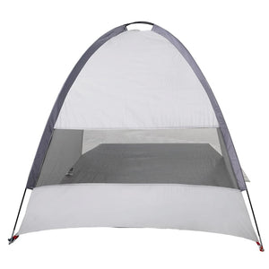 vidaXL Beach Tent 3-Person Grey Waterproof